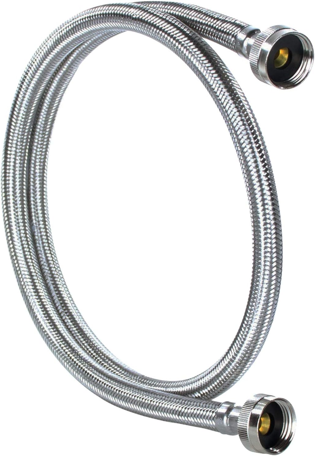Certified Appliance Accessories 6 Feet Washing Machine Hose, Hot or Cold Water Supply Line, PVC Core with Premium