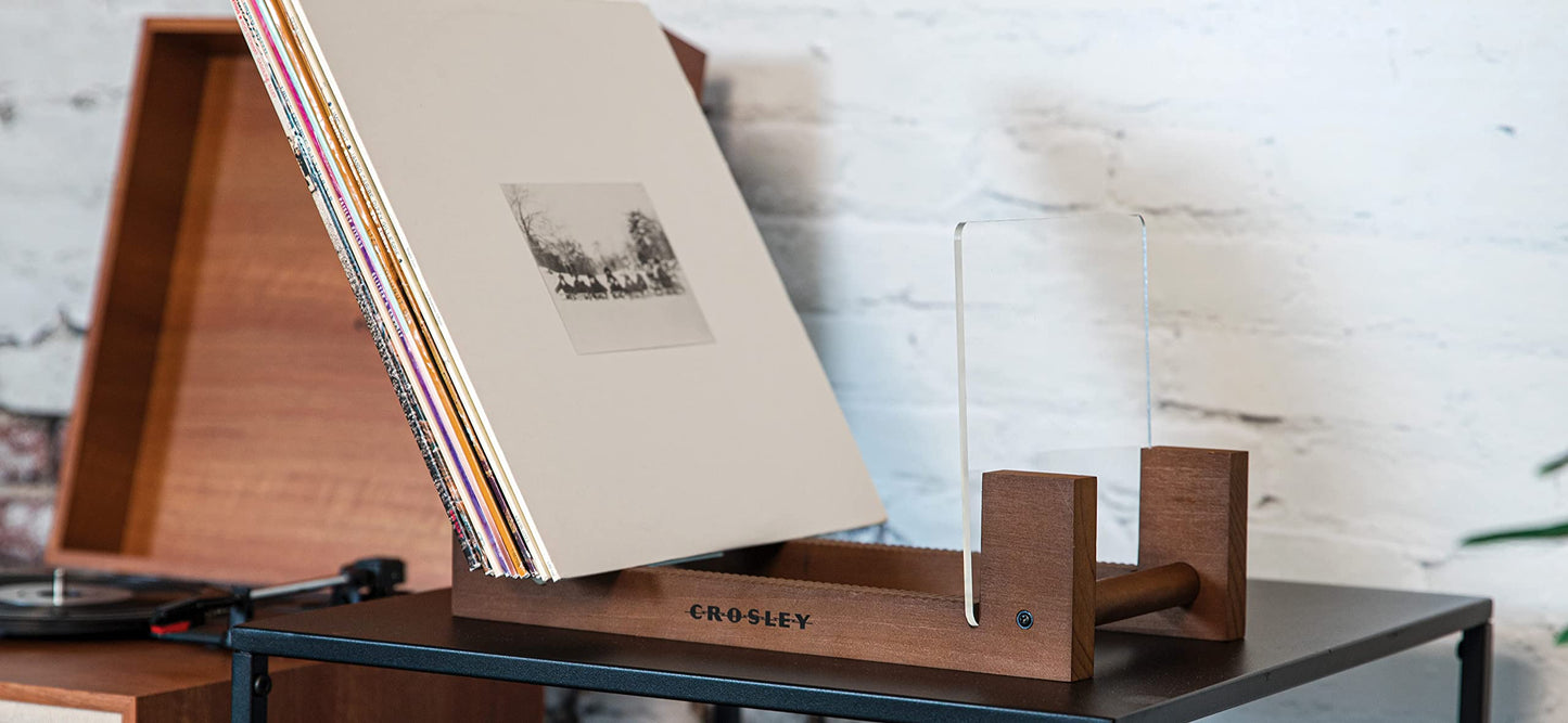 Crosley AC1049A-NA Record Storage Display Stand, Natural