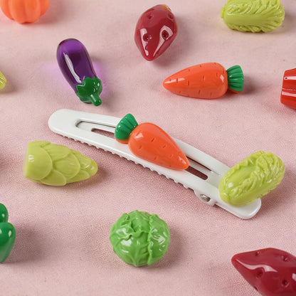Hanycon 70PCS Mini Resin Vegetable Figurines Miniature Vegetable Figurines Tiny Mini Food for Home House Grocery Photography Party Decoration