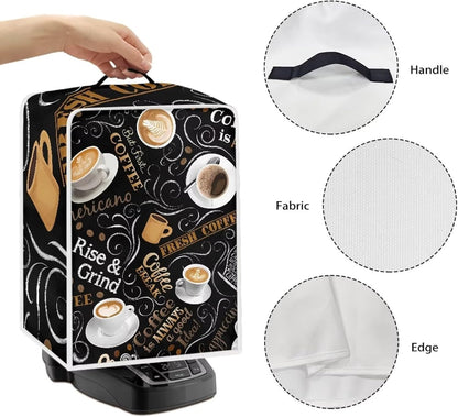 Coffee Cup Covers for Coffee Machines, Dust Stain Resistant, Soft Blender Mixer Protector for Small Kitchen Appliances