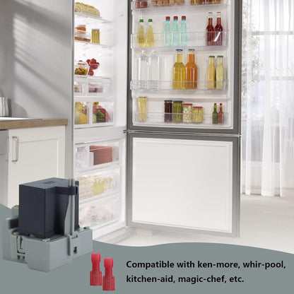 W10189190 TSD2 Refrigerator Compressor Overload Start Relay Combination W10662129 Capacitor by PANDEELS, Replacement