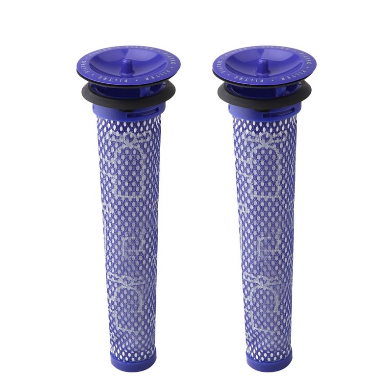Wolfish 2 Pack Replacement Pre Filters for Dyson DC58, DC59, V6, V7, V8. Replaces Part 965661-01.