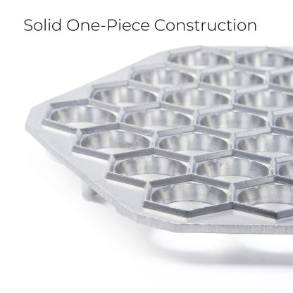 Pelmeni Maker – 37-Hole Aluminum Pelmeni Mold, Russian Ravioli Maker, Dumplings Mold for Homemade Siberian Meat Dumplings, Pierogi, and Pastry Dough Press