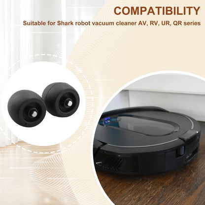 2Pcs Replacement Front Caster Wheel Compatible with Shark Robot Vacuum R101AE RV1001AE UR1100SRUS AV1002AE AV1010AE RV100AE