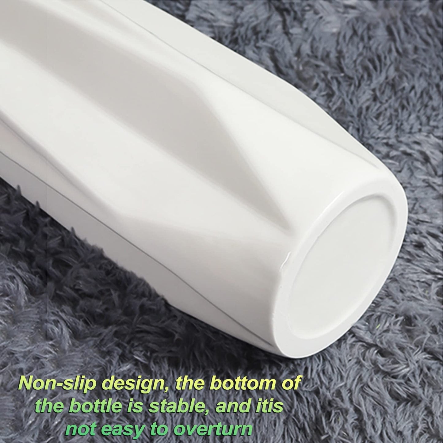 UHRLGHS Floor vase Ceramic Vase,Decorative Large,Floor, Large Floor Vase,White Ceramic Vase,Handcrafted,Sophisticated Vessel for Decorative Branches and Dried Flowers(White 45cm)