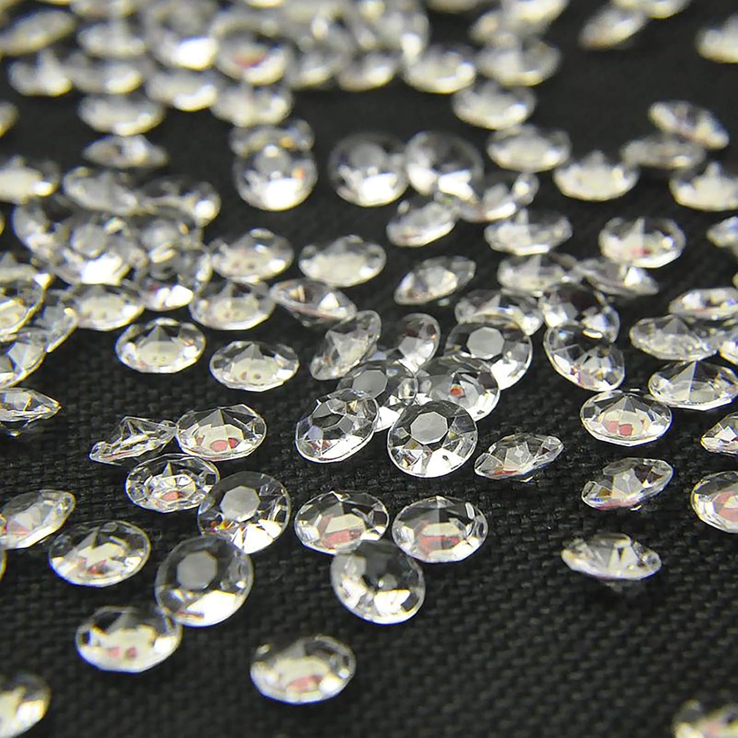ZKC 4.5mm 10000PCS Clear Crystal Acrylic Diamond Vase Fillers - Beads for Wedding Centerpiece Decorations