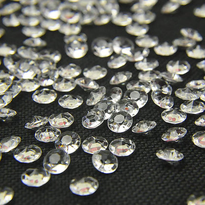 ZKC 4.5mm 10000PCS Clear Crystal Acrylic Diamond Vase Fillers - Beads for Wedding Centerpiece Decorations