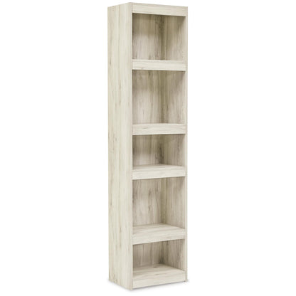 Signature Design by Ashley Bellaby Farmhouse 4-Piece Entertainment Center for TVs up to 69" with Electric Fireplace, Whitewash