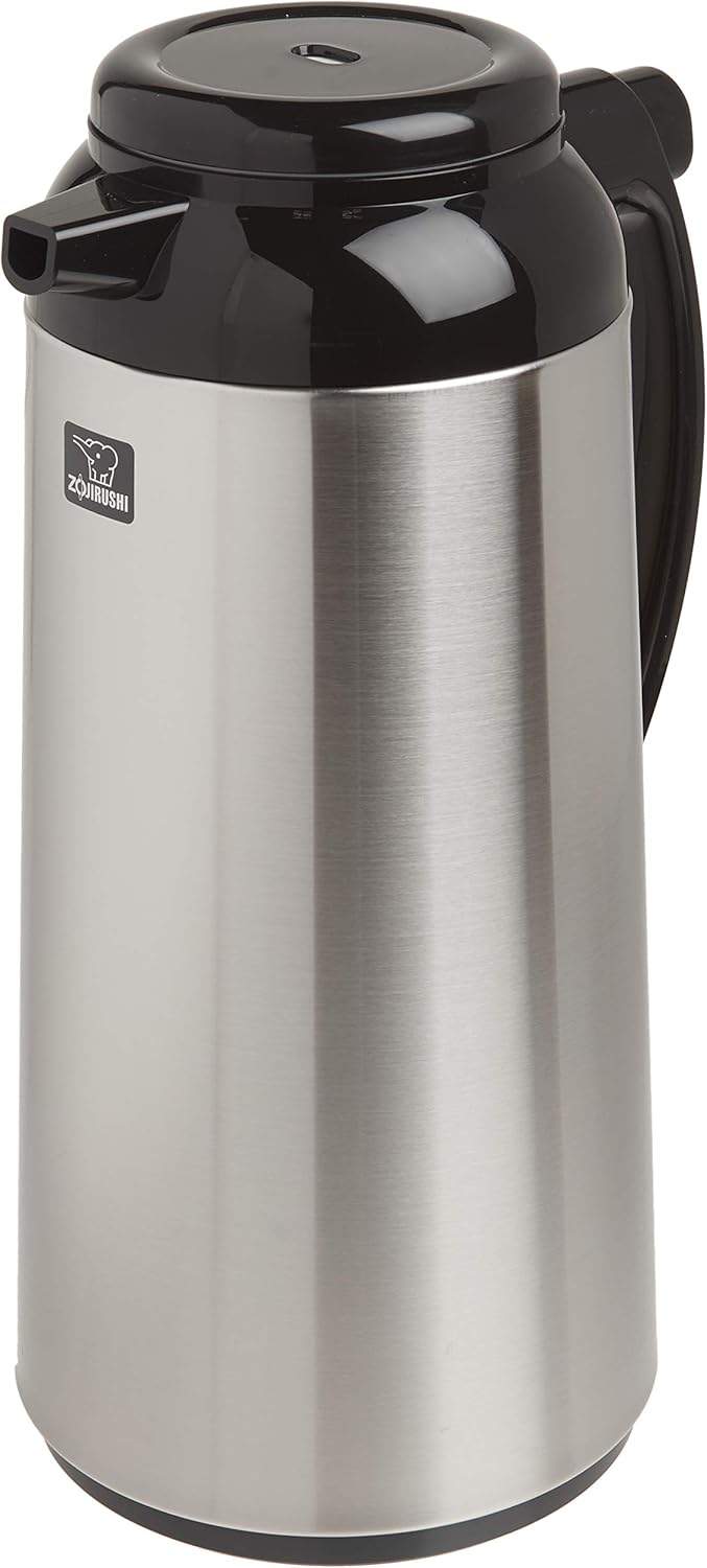 Zojirushi Premium Thermal Carafe, 1.85-Liter, Brushed Stainless Steel Design