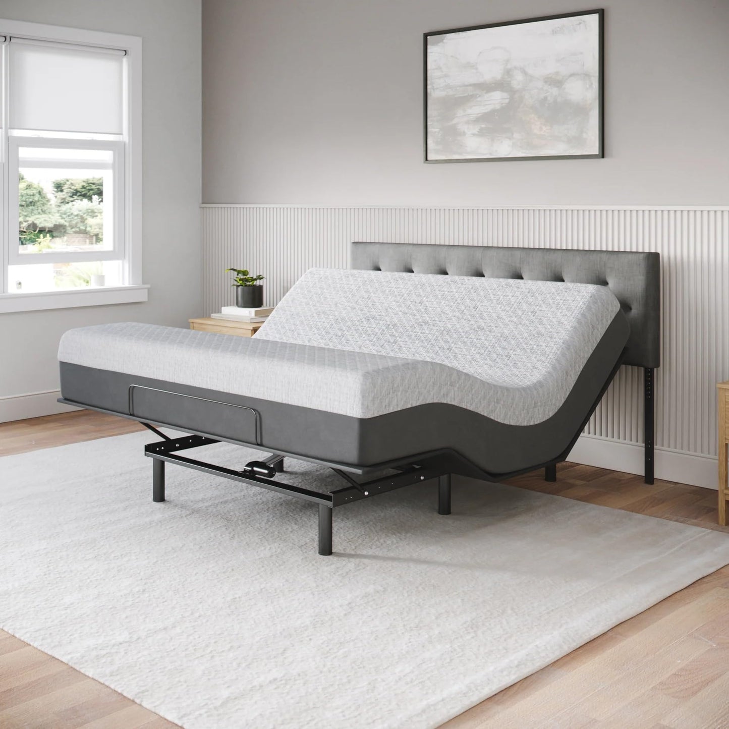 Celestial Sleep Aurora Adjustable Bed Base (Frame Only), Easy Assembly, Head and Foot Lift, Zero Gravity, Memory Positions - King
