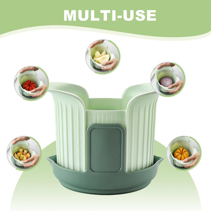 Apple Slicer, Heavy Duty Apple Corer and Slicer with Comfort Handles, 8-Slice Large Apple Slicer for Up to 3.8" Apples, with Extra Tomato & Fruit Cutting Blades