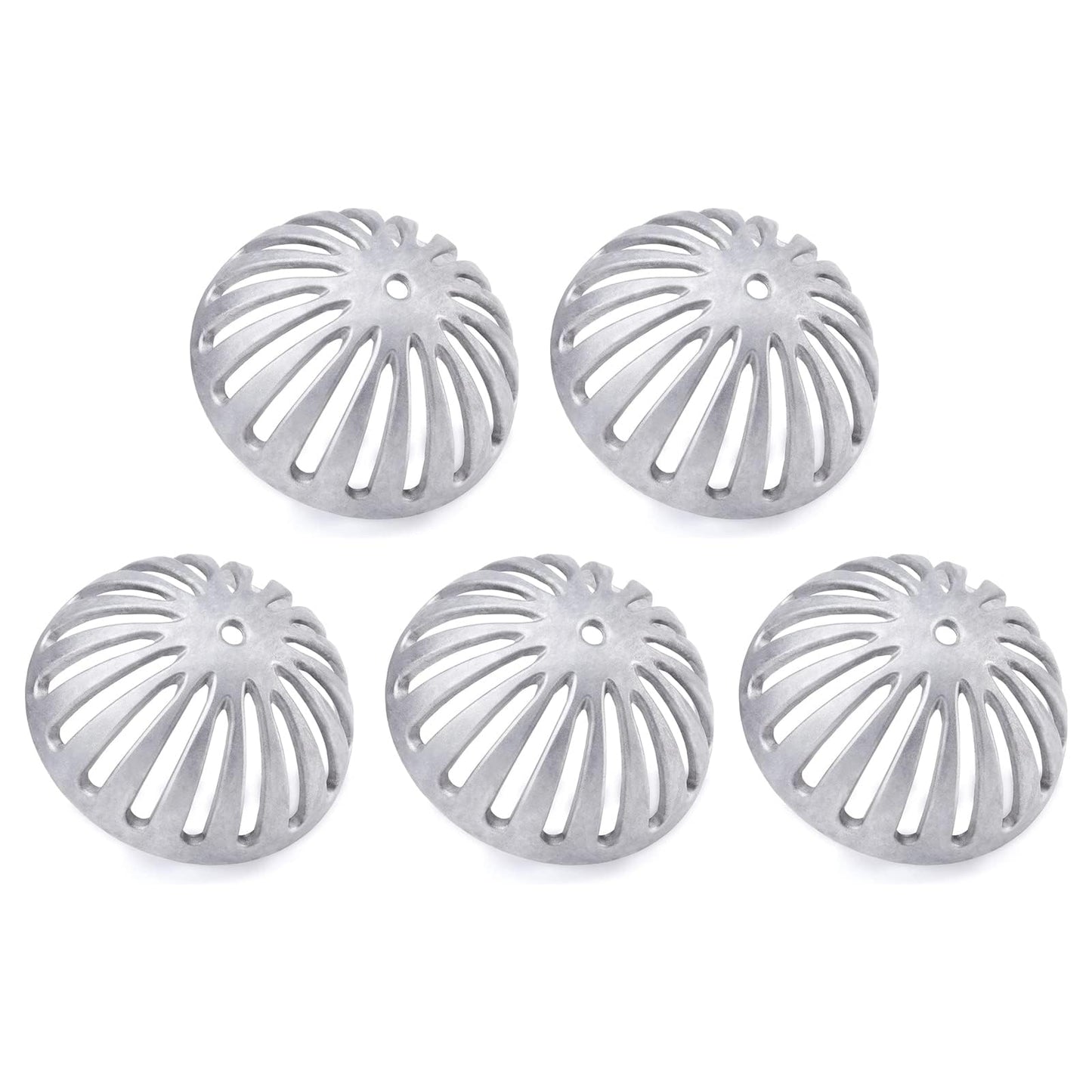 osseph Floor Sink Dome Strainer Cover, Heavy Duty Aluminum Dome Drain Cover, Floor Drain Cover for Restaurant, Home, Garden, Kitchen, Buffet or Food Service 5-1/2" W x 2-1/4"H(5PCS)