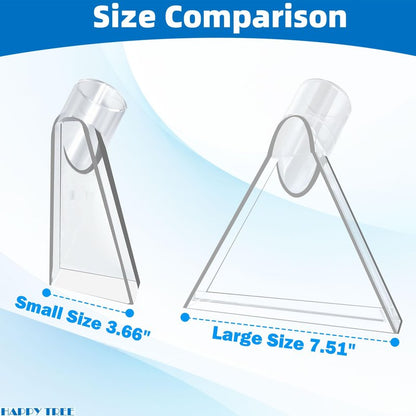 Happy Tree Universal Fits All Brands' Shop Vacs with 2-1/2" & 1-7/8" & 1-1/4" Adapter Clear Extraction Accessory for Auto Detailing, Shop Vac Extractor Attachment Kit for Wet-Dry Vacuum Cleaners