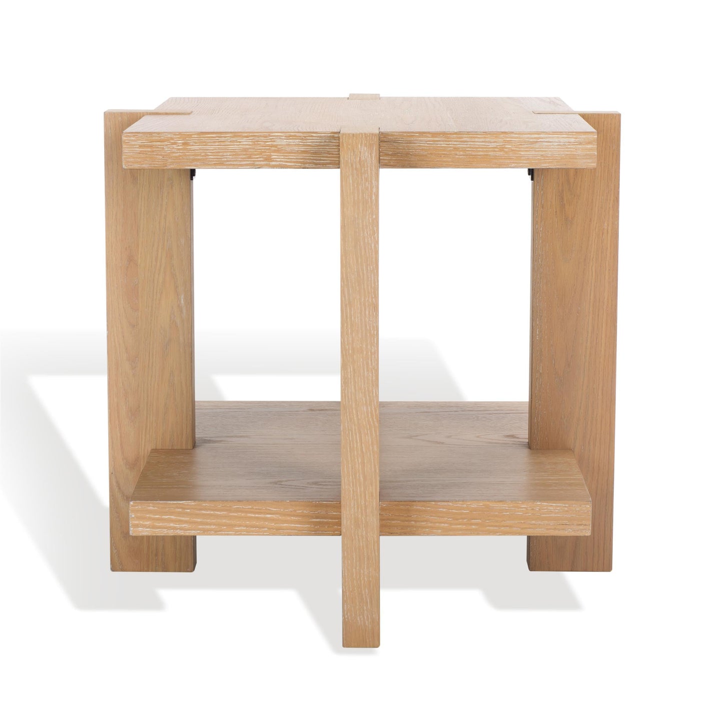 SAFAVIEH Couture Collection Quigley Weathered Grey Square Accent Table