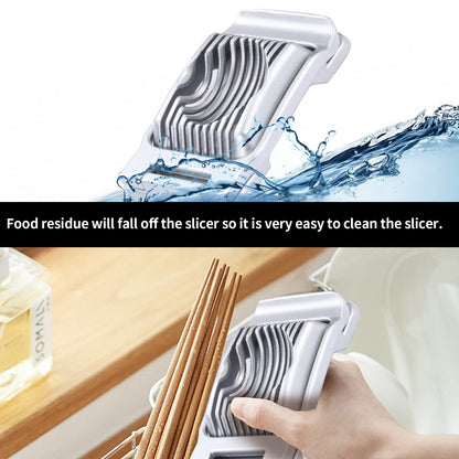 2 Packs Egg Slicer,Strawberry Slicers, Stainless Steel Wire Egg Slicer for Hard Boiled Eggs, Heavy Duty Aluminum Base Metal Egg Cutter for Egg Strawberry Soft Fruit & Food, Dishwasher Safe