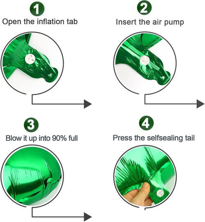 Green 9 Balloon - 40 Inch Giant Number Balloon for 9th Birthday Decorations | Perfect for Boys and Girls