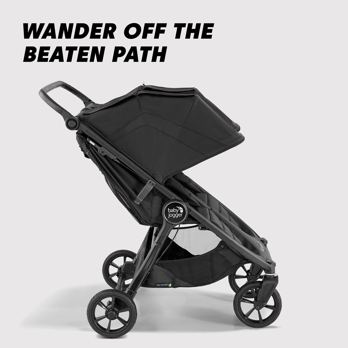 Baby Jogger® City Mini GT2 All-Terrain Double Stroller, Forever Air Rubber Tires, All-Wheel Suspension, Twin Stroller with Belly Bar, Leatherette Handlebar, Premium Fabric, Amazon Exclusive Pike Color
