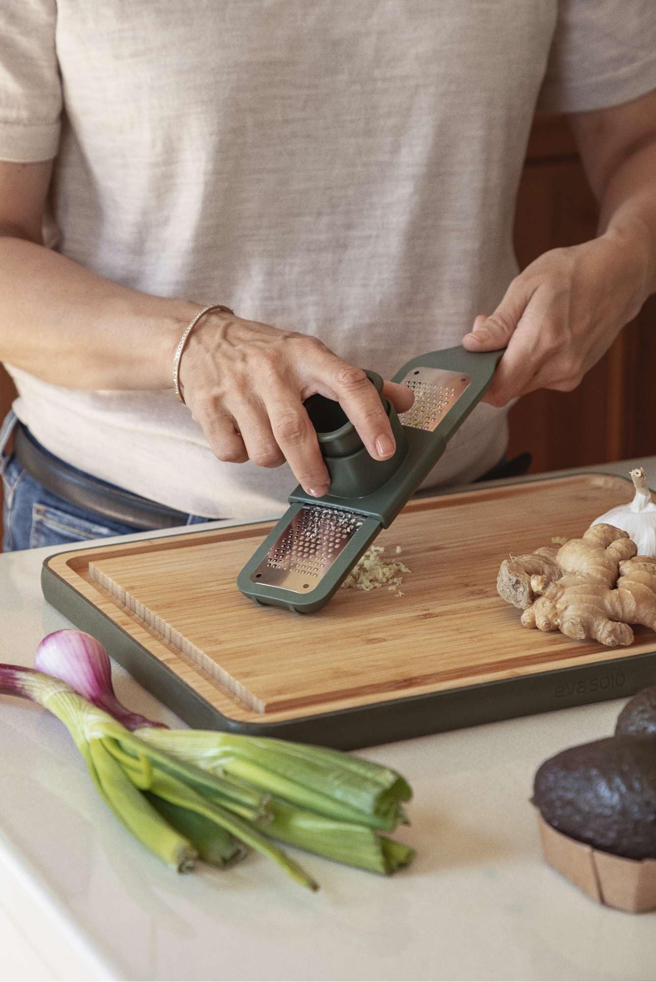 Eva Solo Green Tools Micro Grater, Green, Stainless Steel and Plastic, 11.31x2.34x2.73 Inches, 0.44 Pounds, Dishwasher Safe