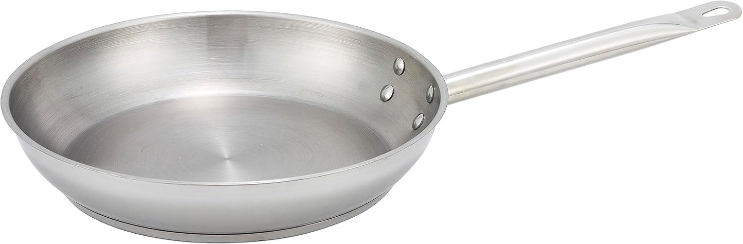 Winware SSFP-8 FryPanSS, 8 Inch Stainless Steel Frying Pan