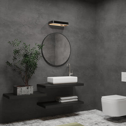 3YECAO 31"×1181" Extra Wide Big Thick Darker Grey Black Concrete Wallpaper Peel and Stick Removable Matte Textured 3d Dark Gray Concrete Cement Contact Paper for Store Coffee Room Gym Bedroom Bathroom