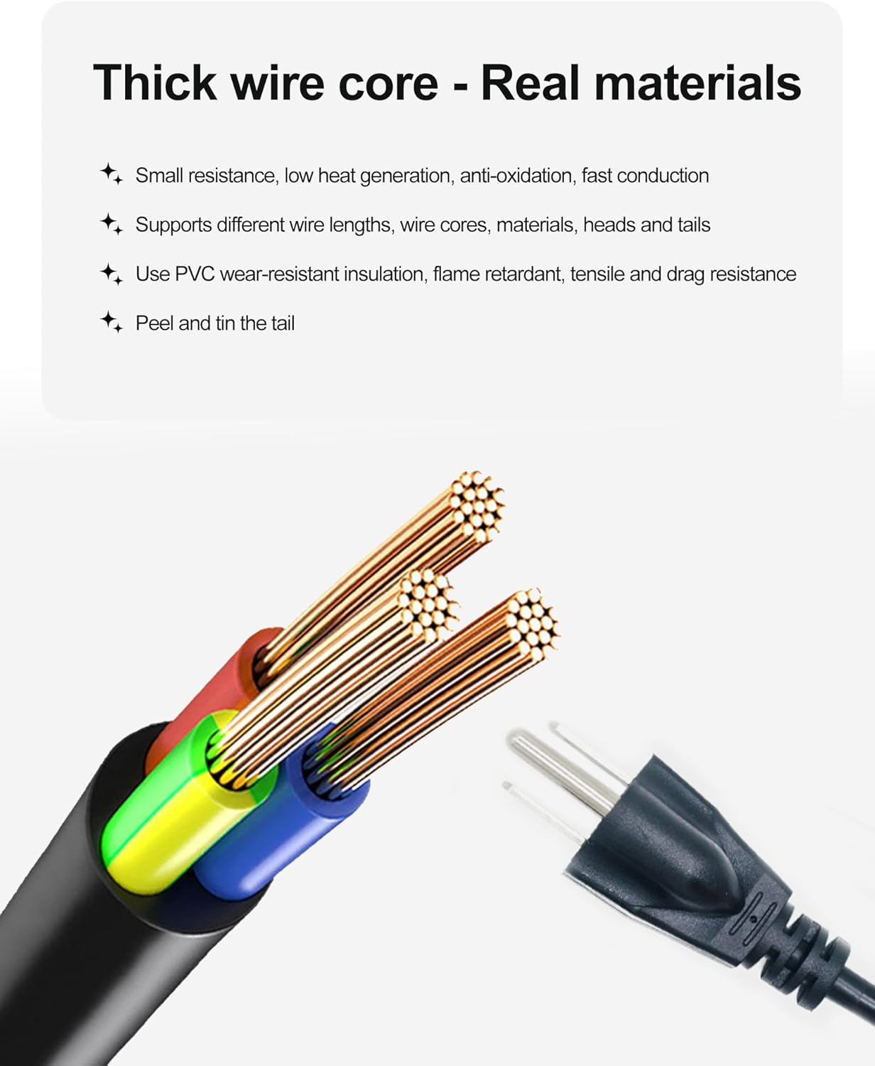 3903-001003 Refrigerator Power Cord for Samsung, Compatible with Kenmore Elite, RF28T5001SR, RH29H8000SR, RF28HMEDBSR