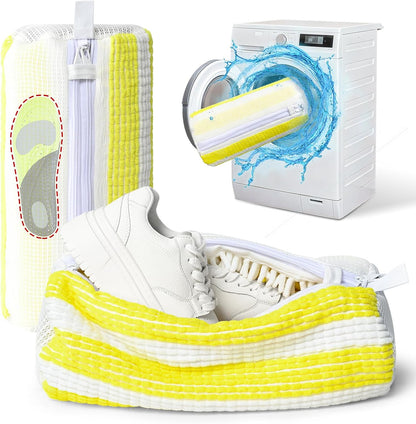 2 360 Anybar Shoe Washing Machine Bag Pcs Reusable Laundry Shoe Bag Deep Cleaning Sneaker Washing Machine Bag Fits All