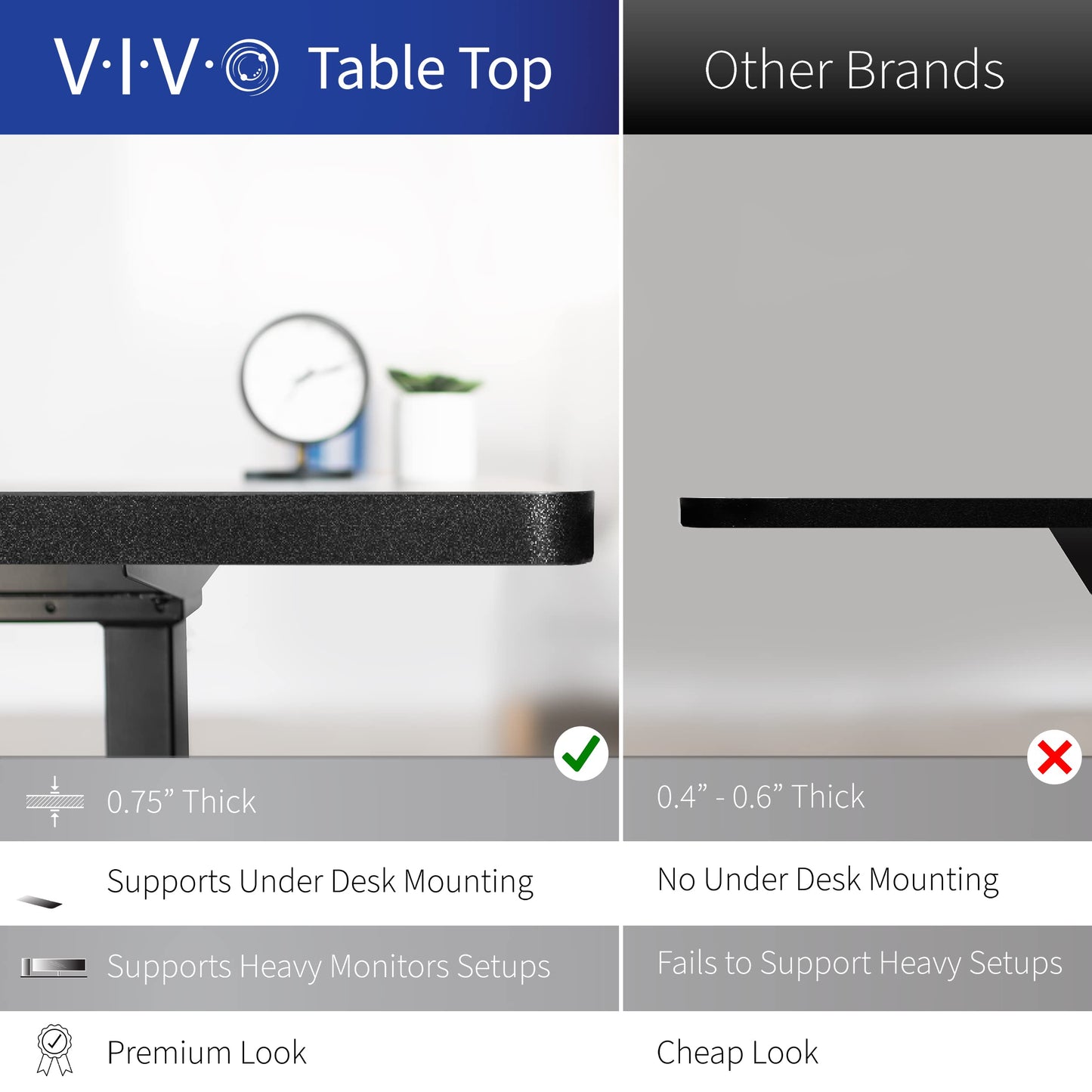 VIVO Electric 63 x 32 in Dual Motor Standing Desk, Memory Height Adjustment, 2B Series, Light Wood Top White Frame, DESK-KIT-2W1C