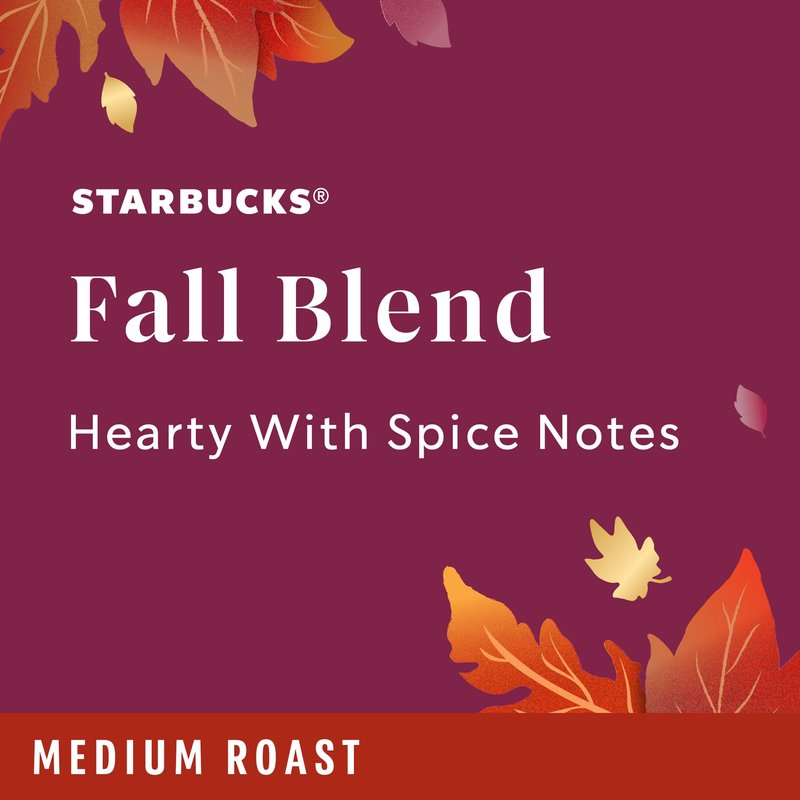 Starbucks K-Cup Coffee Pods, Fall Bundle, Medium Roast and Naturally Flavored Coffee for Keurig Brewers, 100% Arabica, Limited Edition, 3 Boxes (30 Pods Total)