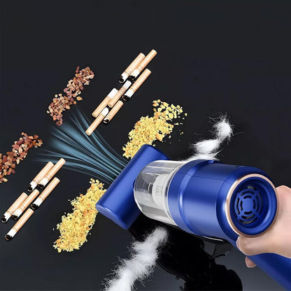 Car Vacuum Cleaner, High Suction Power Wet and Dry Rechargeable Portable Handheld Mini Vacuum for Home and Cars, Pet