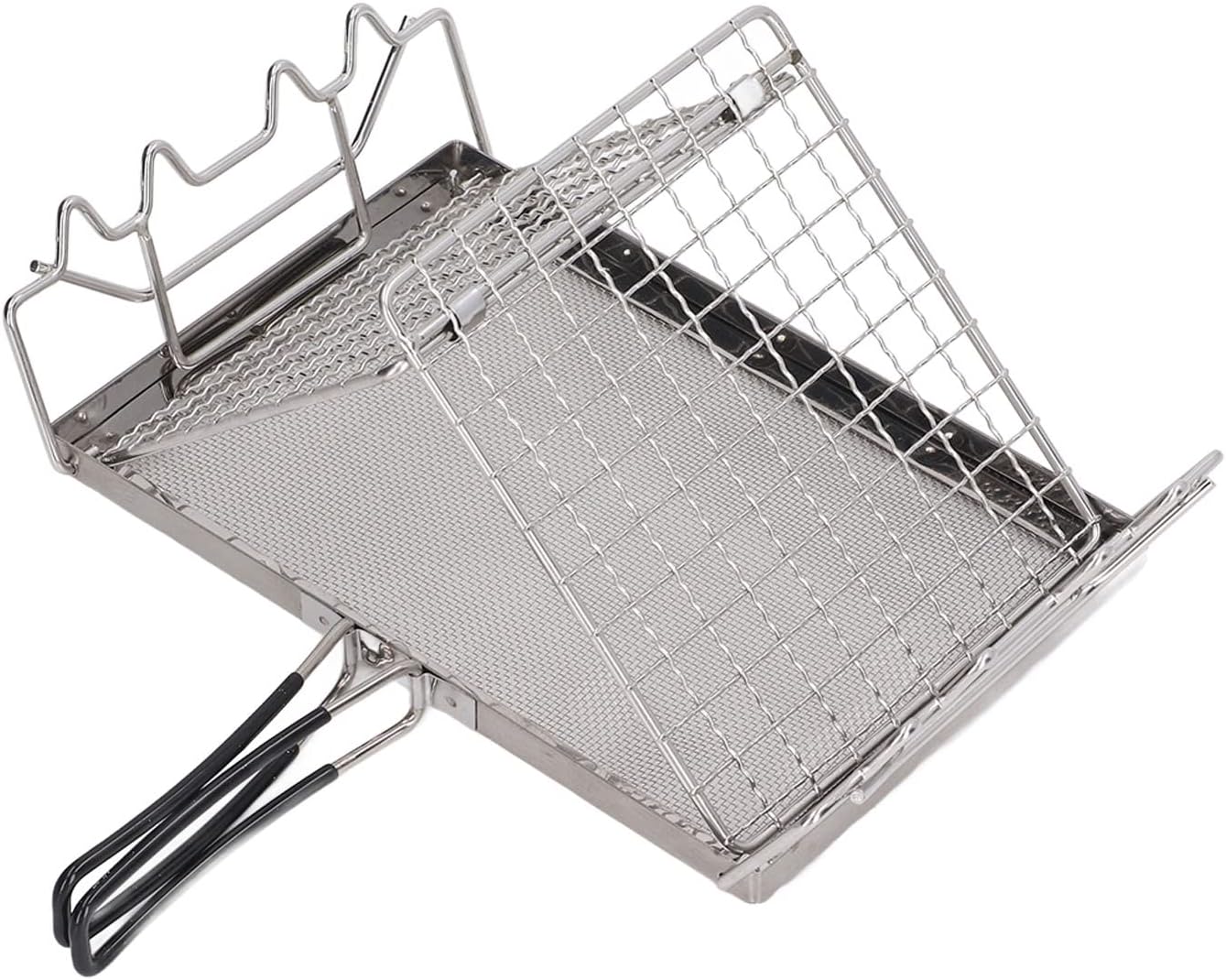 Camping Toaster, Foldable Portable Durable Stovetop Toaster, Convenient for Picnic