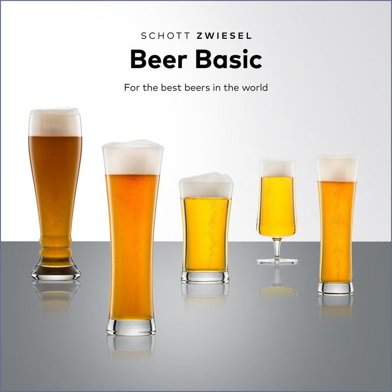 Schott Zwiesel Tritan Crystal 14.2 Oz Wheat Beer Glass, Set Of 6