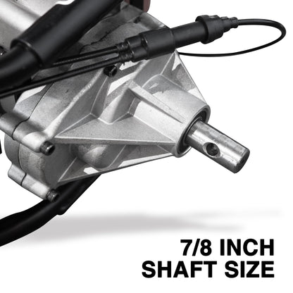 Fenceline 52cc Gas Powered Earth Auger Combo w/Double Spiral Auger Drill Bit EPA Compliant