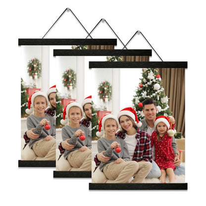 YK artwood 3 Pack Magnetic Poster Hanger Frame 16 inch Black- 16x24 16x22 16x20 Poster Frame for Wall Art Pictures Photos Prints Maps Diamond Art Painting