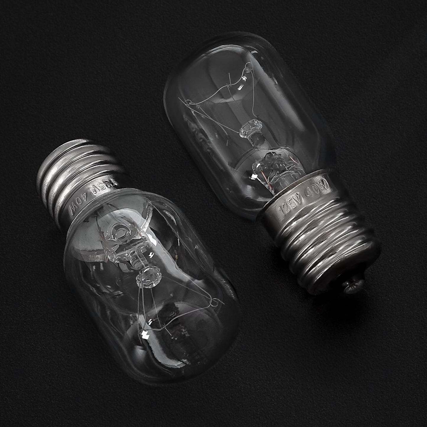 UP2WIN Light Bulb Compatible with Whirlpool 8206232A, 40w 125v Microwave Oven Light, E17 Base, 3 Pack