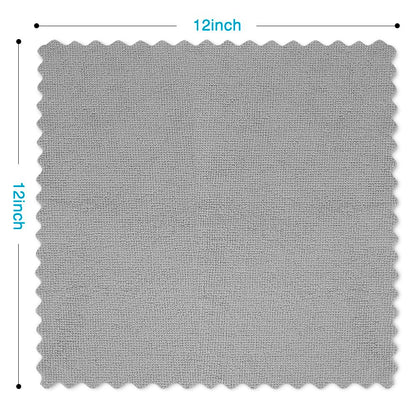 Orighty Grey Microfiber Cleaning Cloth, 150 Pack Highly Absorbent Cleaning Supplies, Lint Free Kitchen Towels Cleaning Rags, Microfiber Towels for Cars, House, Window, 12x12 inch