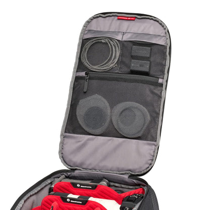 Manfrotto PRO Light Frontloader M, Professional Camera Backpack, Side and Front Access, Tripod Mount, Padded Backpack with Interchangeable Dividers, Black