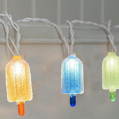 Colorful Ice Cream String Light, 8.5FT Popsicle String Light with 10 Lights, Summer Fairy Night Lights