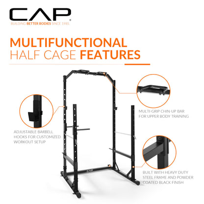 CAP Barbell Multi Use Power Rack, Yellow