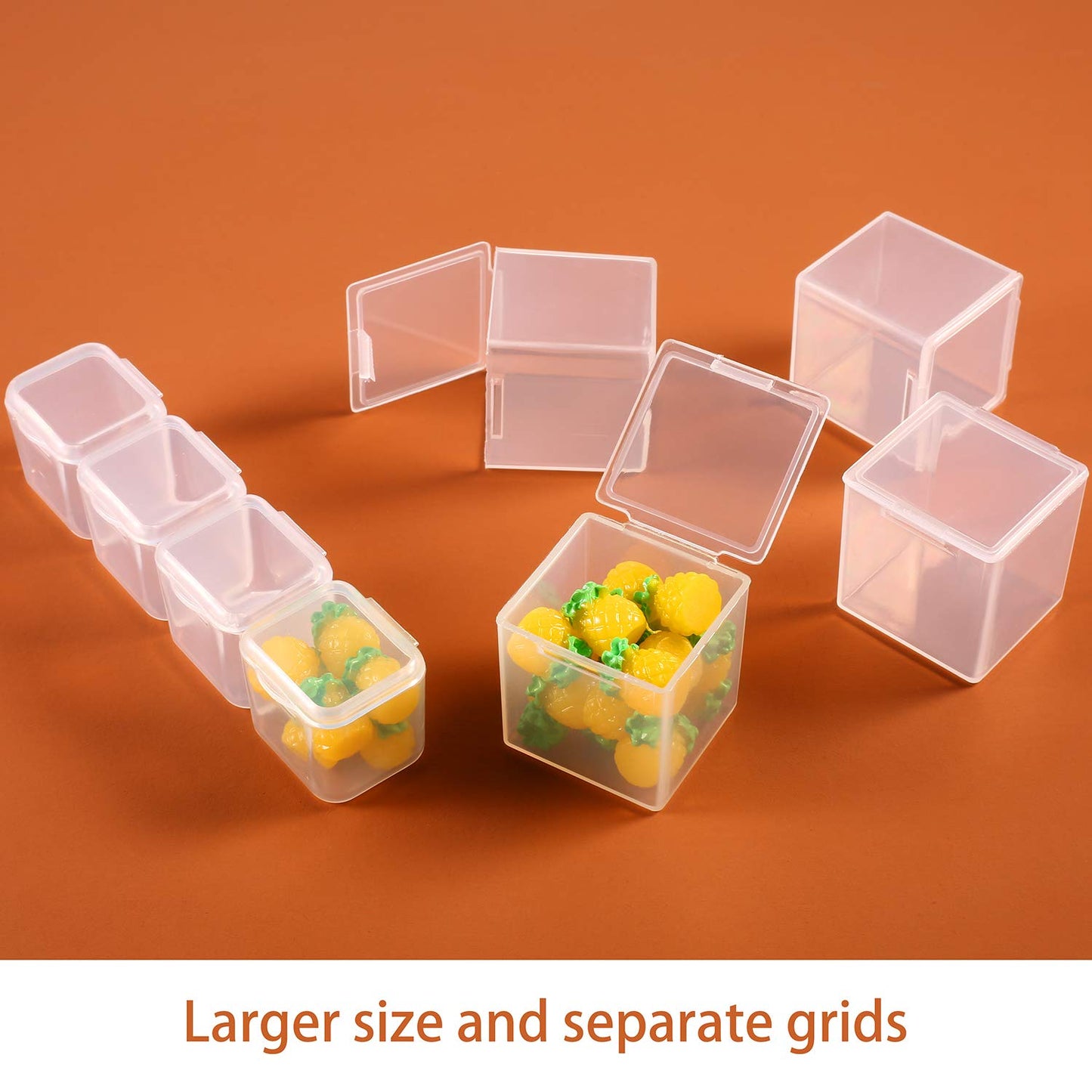Blulu 84 Grids Large Separate Beads Organizer Storage Embroidery Box Diamond Painting Accessories DIY Diamond Painting Kit Bead Organizer Storage Box, Each 28 Grids