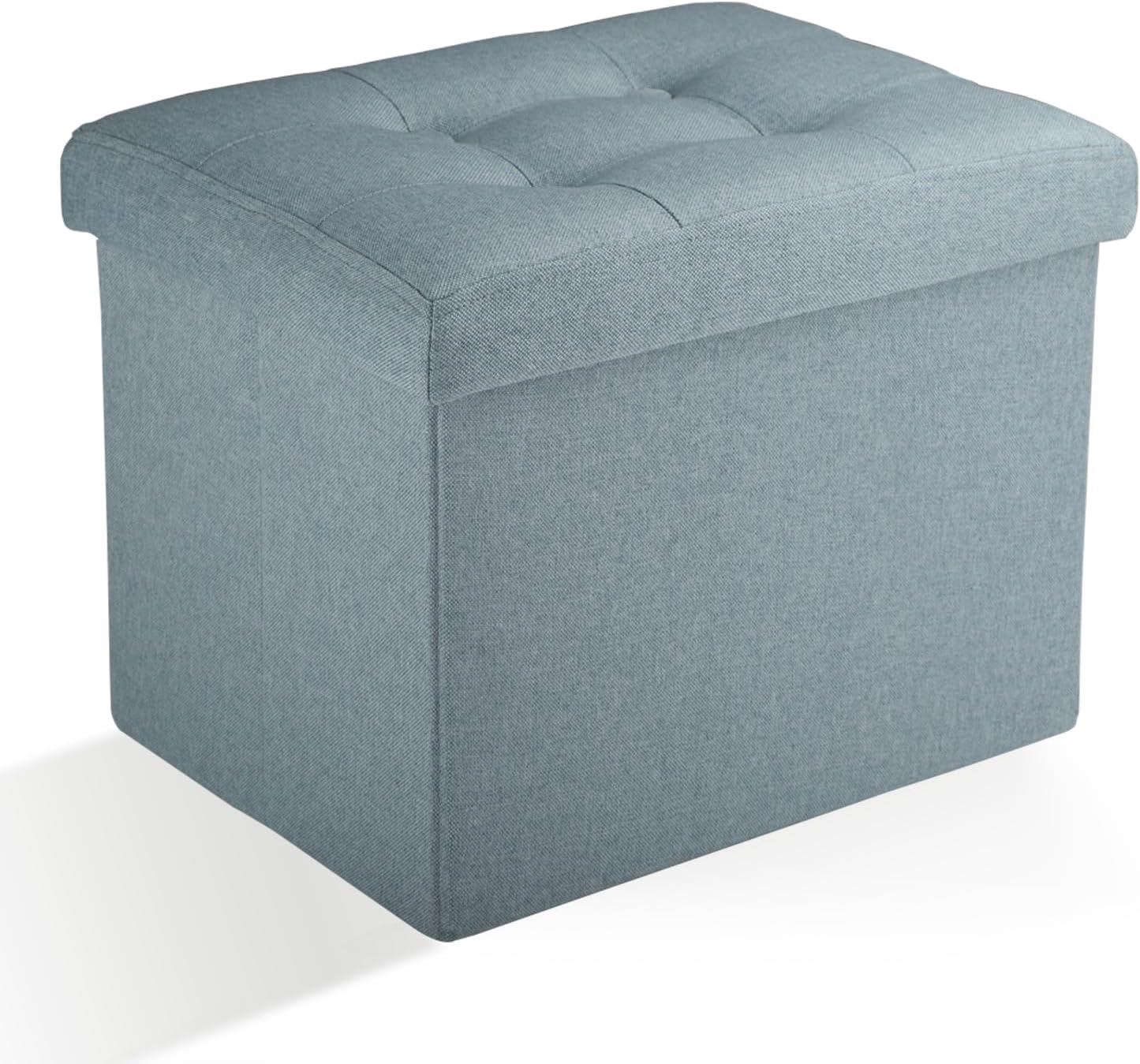 17 13 13 Ottoman Storage Ottoman Foot Rest Stool Foldable Bench with Storage Student Dormitory Bedroom and Entryway X X