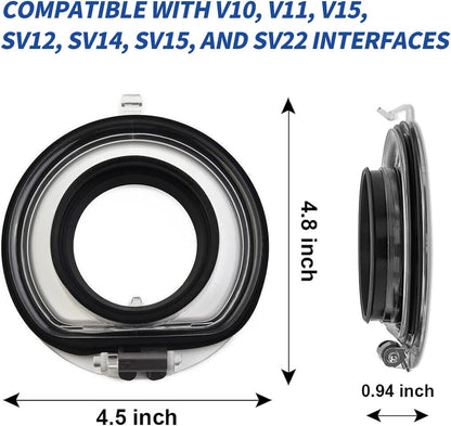 Dust Bin Lid Replacement for Dyson V10 V11 V15, Canister Dirt Cup Lid, Bottom Accessories Cover Parts