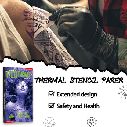 Tattoo Transfer Paper,100 Sheets Premium Tattoo Stencil Paper for Tattooing，4 Layers 8.5" X 16.5"
