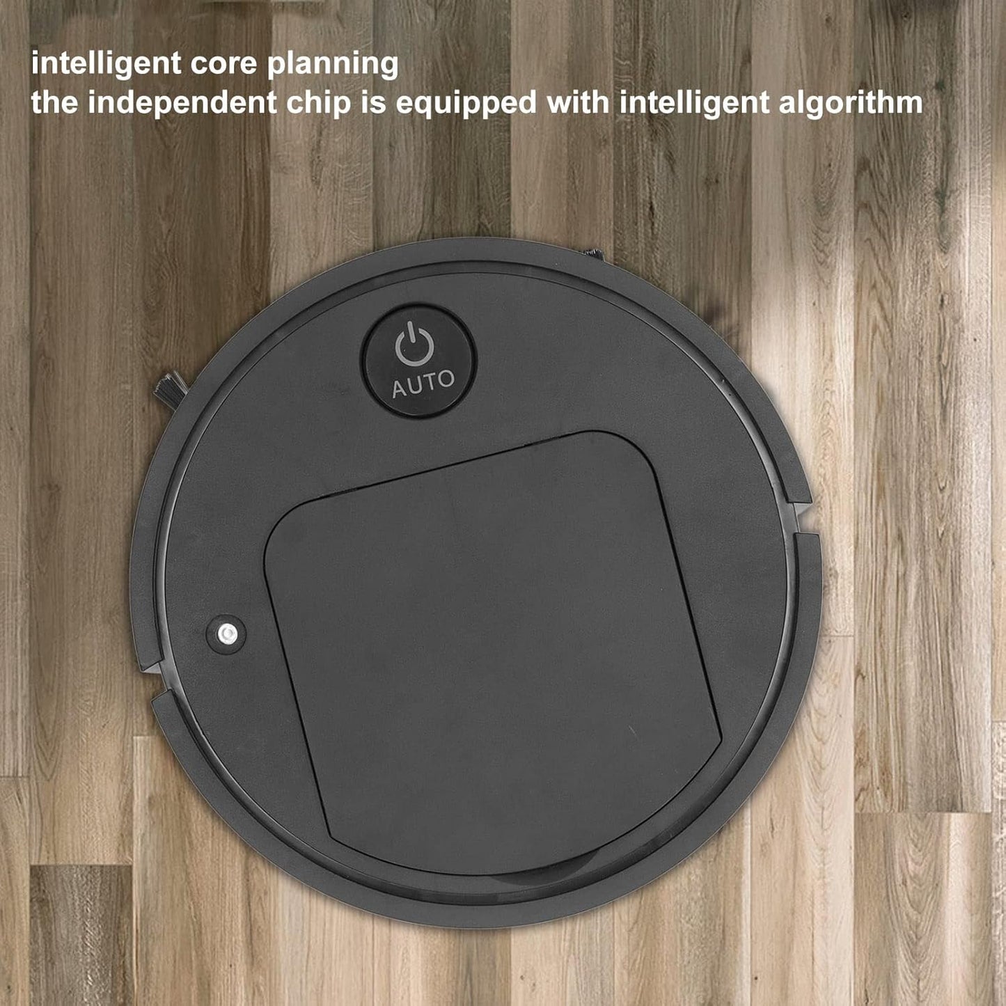 Robot Vacuum Cleaner, 4 in 1 Portable USB Rechargeable Mini Smart Sweeper with 450ml Large Capacity Dust Box