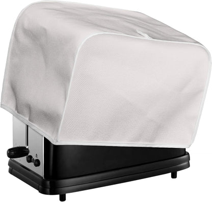 Light Blue Toaster Dust Cover for 2 Slice Toaster, Washable Dust and Fingerprint Protective Cover for Kitchen Appliances