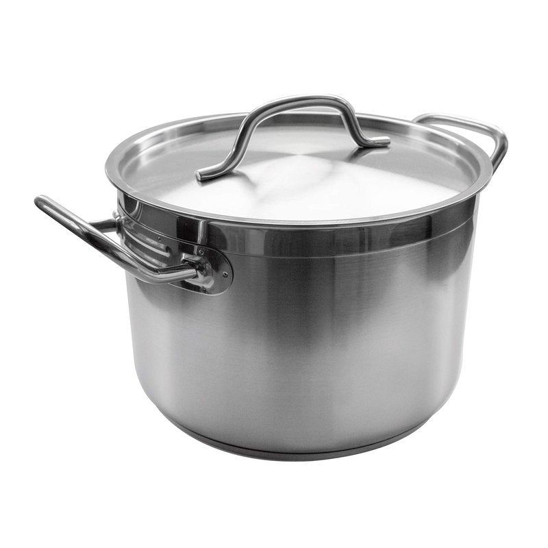 20 Qt Stainless Steel Stock Pot w/Cover