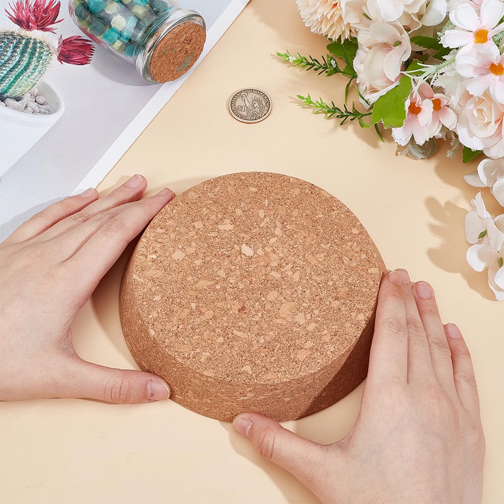 OLYCRAFT Large Cork Stoppers 5.1~5.9 Inch Cork Bottle Stoppers Tapered Corks Plugs Corks Canning Jar Lids Wood Tapered Plugs Wooden Taper Stopper for Kitchen Wedding Favor Canning