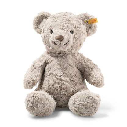 Steiff Honey Teddy Bear – Soft Cuddly Friends, Premium Plush Stuffed Animal Toy for Kids (Tan, 15")