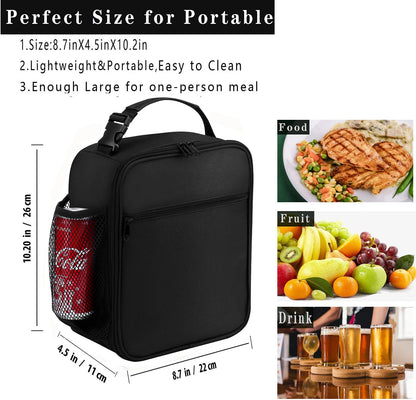 ZM-YOUTOO Lunch Box for Men - Reusable Lunch Bag Men Adult Women- Insulated Small LunchBox