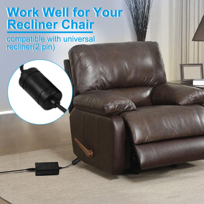 Power Recliner Power Supply, CUGLB Universal Magnet Ring AC/DC Transformer for Recliners