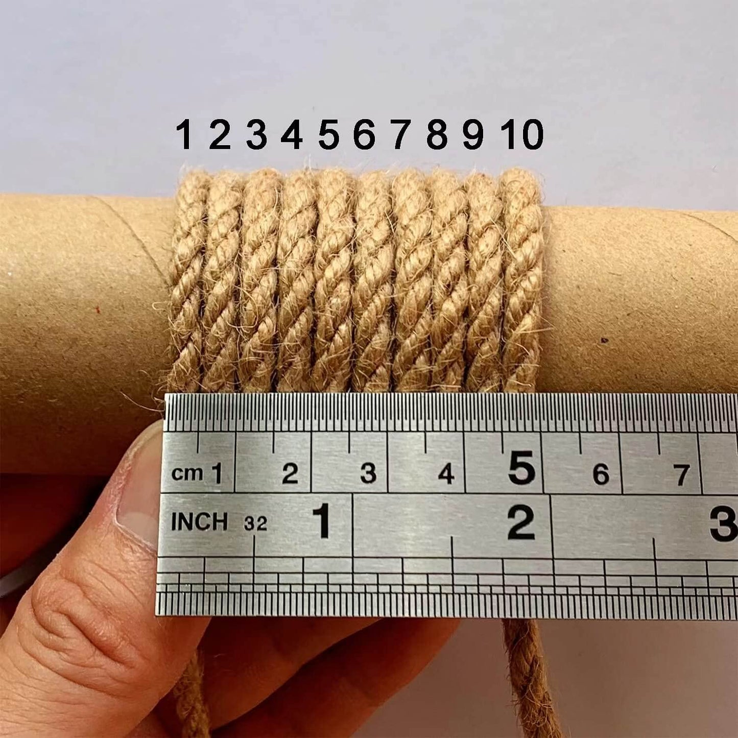 ILIKEEC 2-Pack Natural Jute Twine Rope, 5mm x 656ft Heavy Duty Sisal Hemp Rope for Crafts, Gardening, Cat Scratching Post, Bundling & Hanging, 328Feet/Roll
